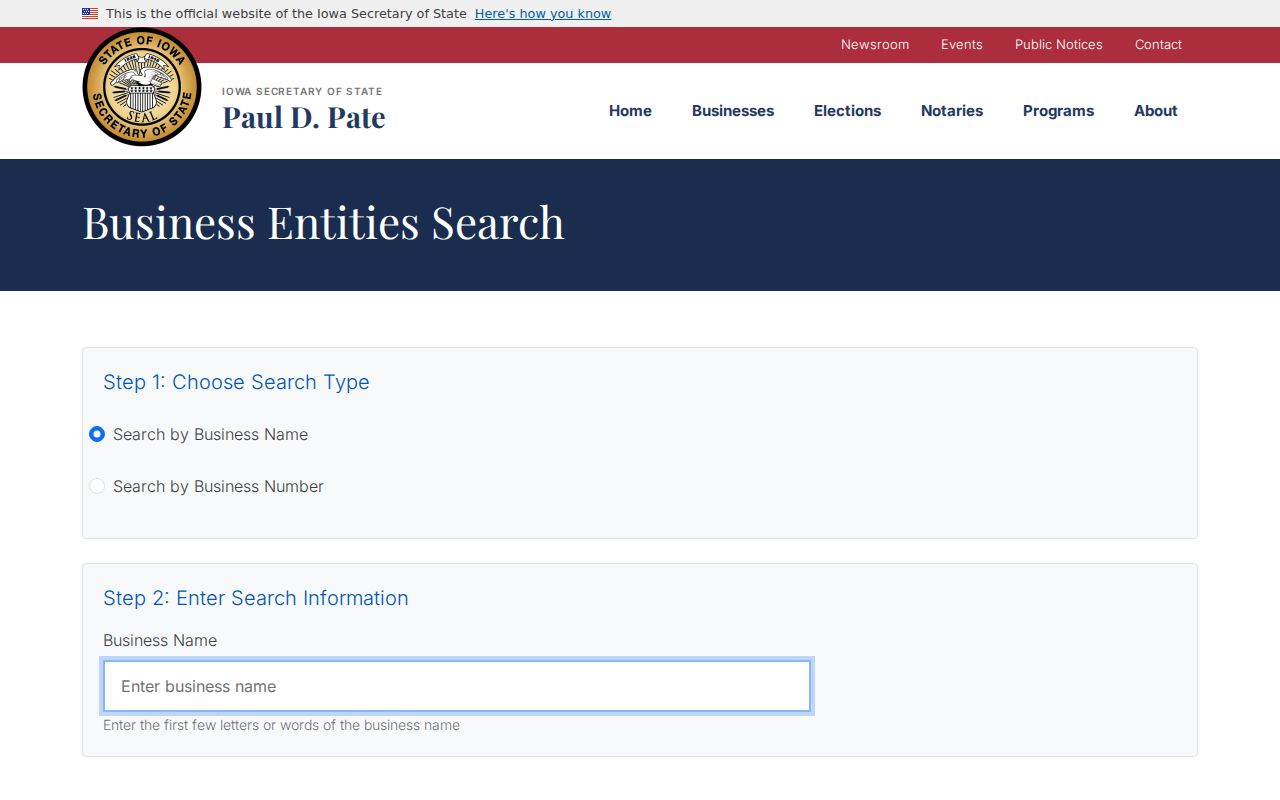 Bettendorf resident lookup Iowa business search
