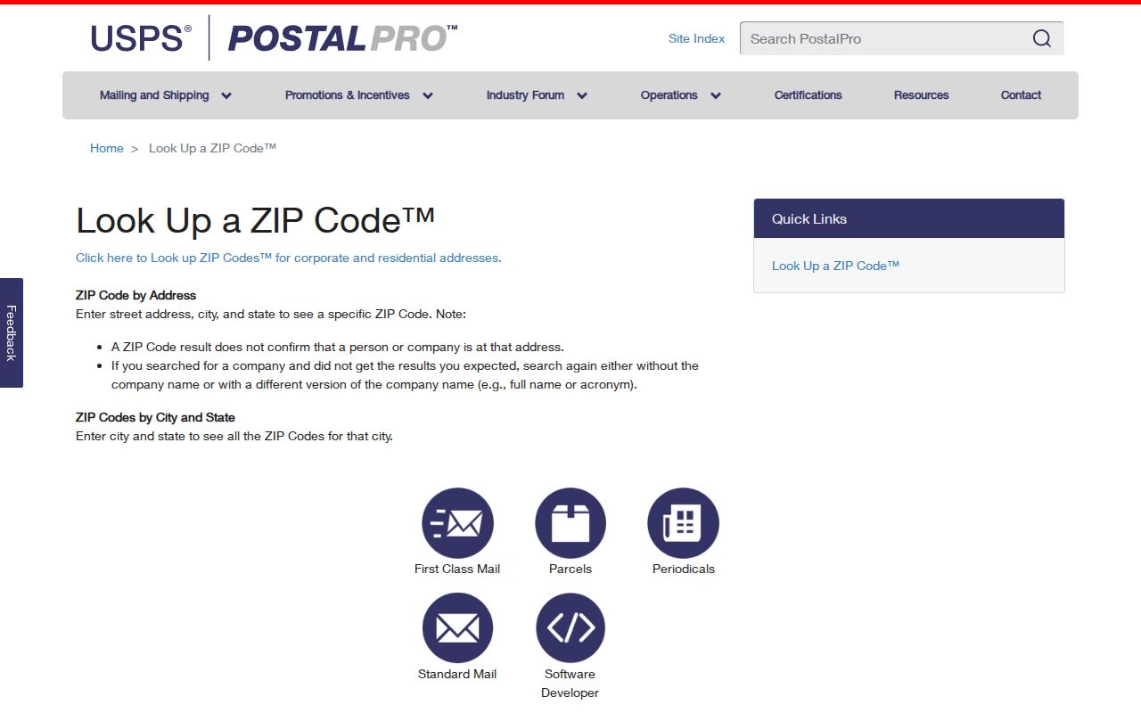 USPS ZIP Code Lookup guidance for a Bettendorf address